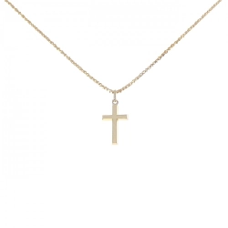 K18YG Dây chuyền hình chữ thập - Hàng hiệu Chính hãng