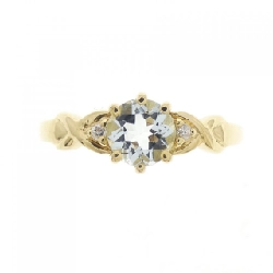 Nhẫn Aquamarine K18YG 0.41CT - Hàng hiệu Chính hãng 849821