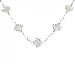 Vòng cổ Van Cleef & Arpels Vintage Alhambra 20 Motif - Hàng hiệu Authentic