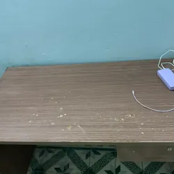 Bàn làm việc gỗ MDF màu nâu kích thước 120x60cm 1042830