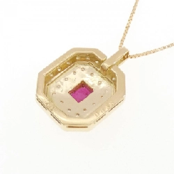 K18YG Dây chuyền ruby 0.64CT - Hàng hiệu Chính hãng 856164