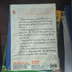 Giấy kiểm tra cấp 1 751222