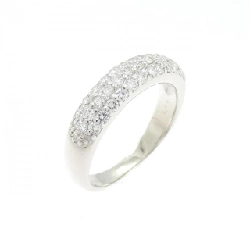 Nhẫn ngón út kim cương Pavé K18WG 0.40CT - Hàng hiệu Authentic