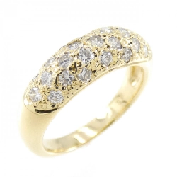 Nhẫn kim cương K18YG 0.50CT