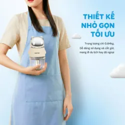 Máy xay thịt mini đa năng Kalite MiuMiu, dung tích 350ml, lưỡi dao 6 bằng inox304 934029