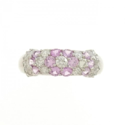 Nhẫn Sapphire Hoa K18WG 0.50CT 672191