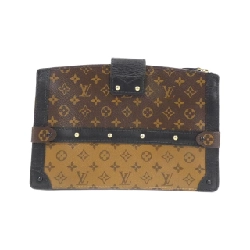 Túi xách đeo vai Louis Vuitton Monogram Reverse Trunk Clutch M43596 611739