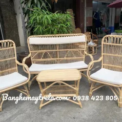 Bàn ghế mây tre đan 712100