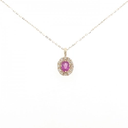 K10YG Ruby Necklace - Hàng hiệu Authentic