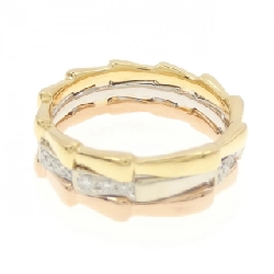 Nhẫn kim cương ba màu 750 0.30CT 673193