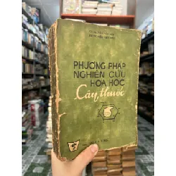 Phương pháp nghiên cứu hóa học cây thuốc - Nguyễn Văn Đàn, Nguyễn Viết Tựu 297897
