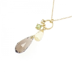 K18YG Đá màu Dây chuyền - Hàng hiệu Chính hãng 856841