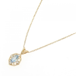 K18YG Aquamarine Necklace - Hàng hiệu Authentic 862098