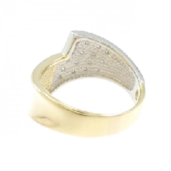 Nhẫn kim cương K18YG/PT900 0.16CT 666563