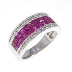 Nhẫn Ruby K18WG 1.64CT - Hàng hiệu Chính hãng