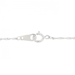 K18WG Dây chuyền Tourmaline hình trái tim - Hàng hiệu Chính hãng 856624