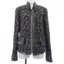 【Cổ điển】Áo khoác không cổ CHANEL