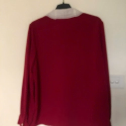 Áo sơ mi nữ màu đỏ size S-M nhỏ 547526