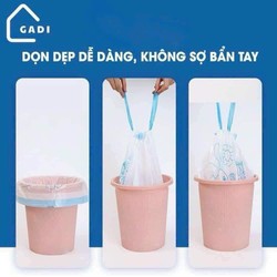 Sét 100 túi đựng rác mèo có dây rút 