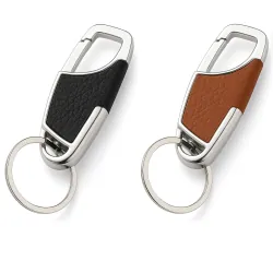 Móc Khóa Kim Loại Bọc Da Cao Cấp 1036679