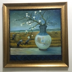 Tranh sơn dầu (60cm x 60cm) kèm khung 528072