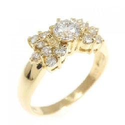 Nhẫn kim cương K18YG 0.33CT - Hàng hiệu chính hãng