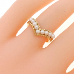 Nhẫn ngọc trai Akoya K18YG 667393