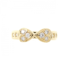 Nhẫn kim cương hình trái tim K18YG 0.14 668543