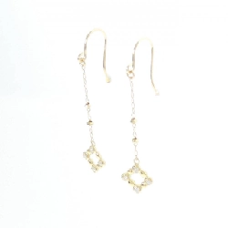 K18YG Bông tai kim cương 0.08CT - Hàng hiệu Chính hãng 873355