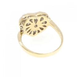 Nhẫn kim cương hình trái tim Pavé K18YG/K18WG 0.78CT - Hàng hiệu Authentic 855376