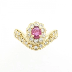 Nhẫn Ruby K18YG 0.32CT - Hàng hiệu Chính hãng 849357