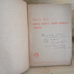 Almanach - Sách Lịch Kiến Thức Phổ Thông 1985 448027