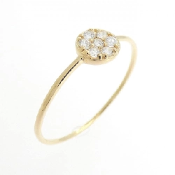 Nhẫn kim cương K18YG 0.10CT - Hàng hiệu Chính hãng