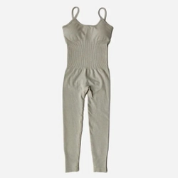 Jumpsuit đồ thể thao, tập Yoga, tập Gym, thoáng khí (Size M) - Màu Khaki 333947