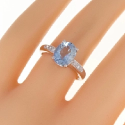 Nhẫn Aquamarine 750WG 673375