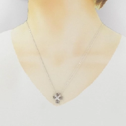 K18WG Dây chuyền kim cương chéo 1.20CT - Hàng hiệu Chính hãng 856424