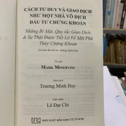 CÁCH TƯ DUY VÀ GIAO DỊCH NHƯ MỘT NHÀ VÔ ĐỊCH ĐẦU TƯ CHỨNG KHOÁN  784357