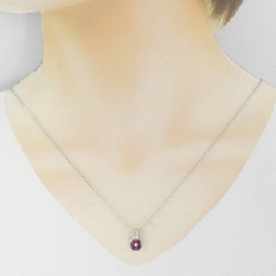 Dây chuyền ruby PT900/PT850 0.77CT - Hàng hiệu Authentic 858583
