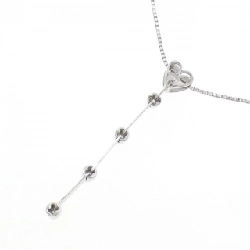 K18WG Dây chuyền kim cương hình trái tim - Hàng hiệu Chính hãng 856991