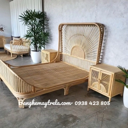 Giường ngủ mây tự nhiên 505976