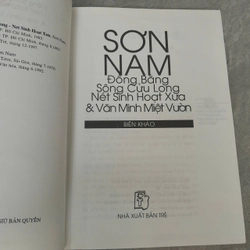 ĐỒNG BẰNG SÔNG CỬU LONG-NÉT SINH HOẠT XƯA VÀ VĂN MINH MIỆT VƯỜN - SƠN NAM 502196