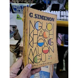 [Sách Cũ SCGR] Người khách không muốn ngủ tập truyện 1 mới 70% ố rách bìa 1988 Văn học nước ngoài HCM1709