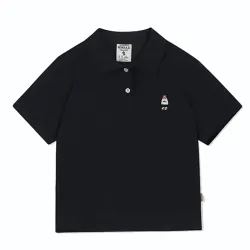 Áo polo đen