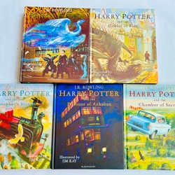 Bộ truyện Harry Potter 5 cuốn bìa cứng đẹp