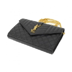 【Sản phẩm mới】Saint Laurent 620280 BOW91 ví dây chuyền 621154