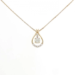 K18YG Dây chuyền kim cương 0.236CT - Hàng hiệu Chính hãng