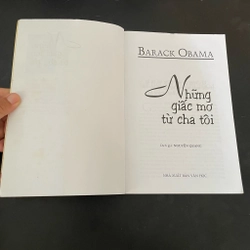 II Tựa sách: Những Giấc Mơ Từ Cha Tôi - BRACK OBAMA - 2008 444876