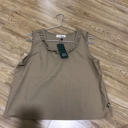 Áo nữ thời trang size M còn nguyên mác màu xanh nâu