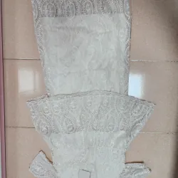 Set váy ren tiểu thư 2 lớp sang chảnh, thanh lịch 755749