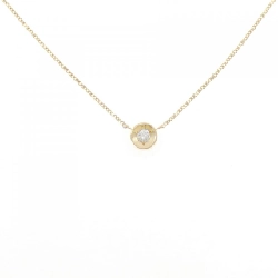 K18YG Dây chuyền kim cương 0.10CT - Hàng hiệu Authentic